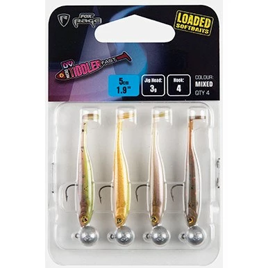 Fox Rage Micro Tiddler Fast Loaded UV Mixed Colour Pack 3 Fox Rage Micro Tiddler Fast Loaded UV Mixed Colour Pack